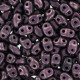 Matubo MiniDuo Beads 4x2.5mm Polychrome - pink olive